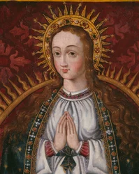 The Immaculate Conception (Detail of the Virgin)